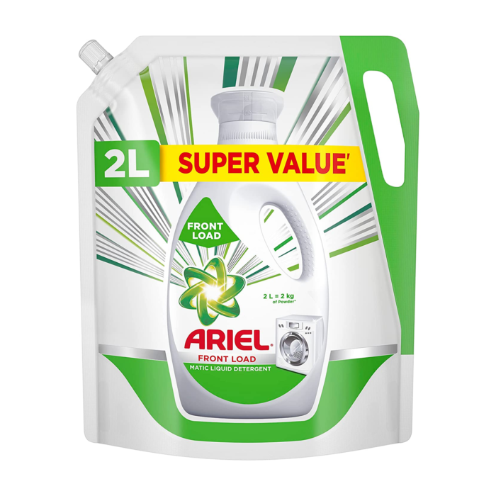 Ariel Matic Liquid Detergent Front Load Refill Pouch, 2 Litre