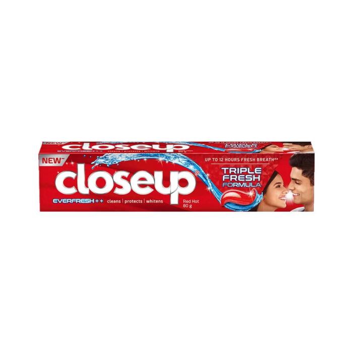 Close Up Everfresh+ Anti-Germ Gel Toothpaste - Red Hot, 80 g