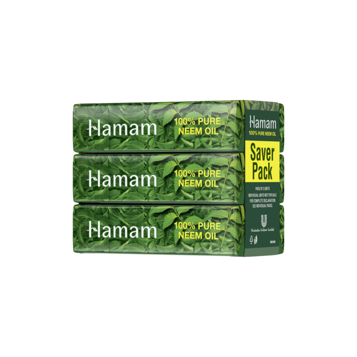 HAMAM |100% Pure Neem Oil Soap |3X150G