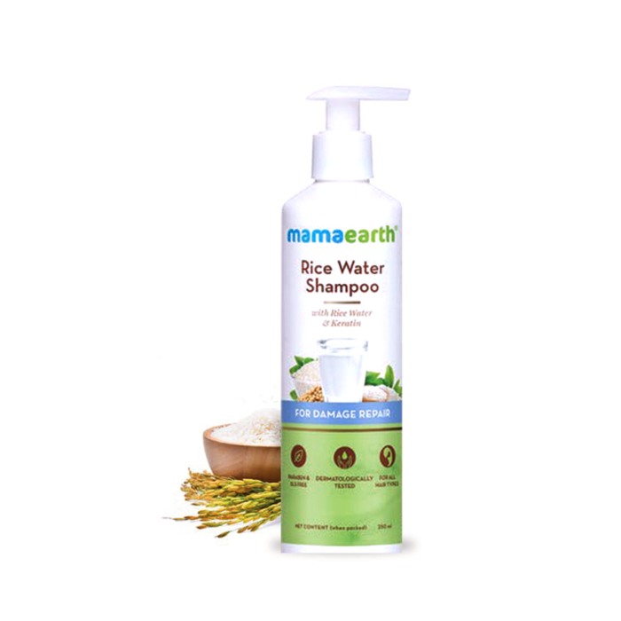 Rice Water Shampoo For Damage Repair