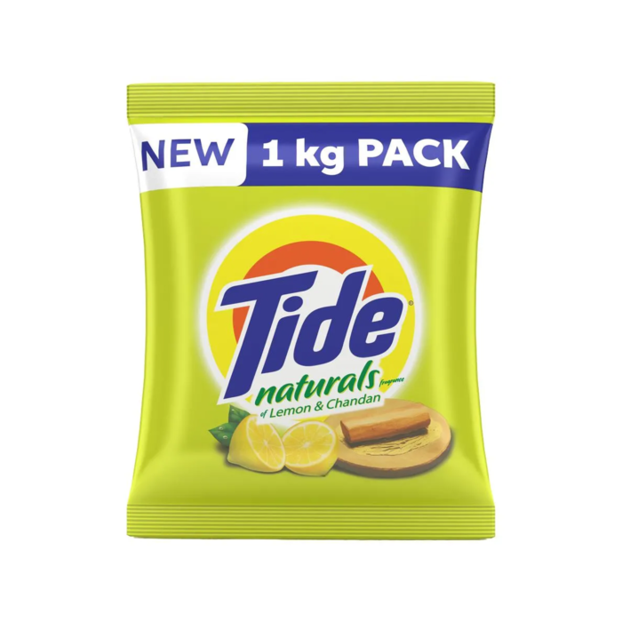 Tide Naturals Washing Detergent Powder - Lemon & Chandan, 1 kg