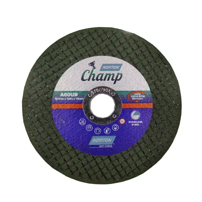 Norton Champ Green Double Net Ultra Thin Wheel 107 mm Dia, LTGUC2